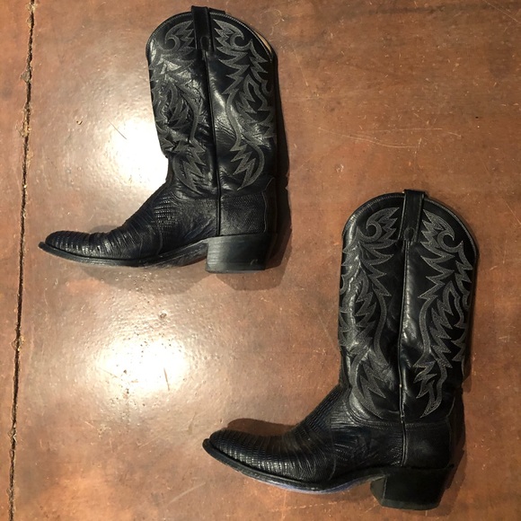 Dan Post Shoes - Black Dan Post Cowgirl Boots